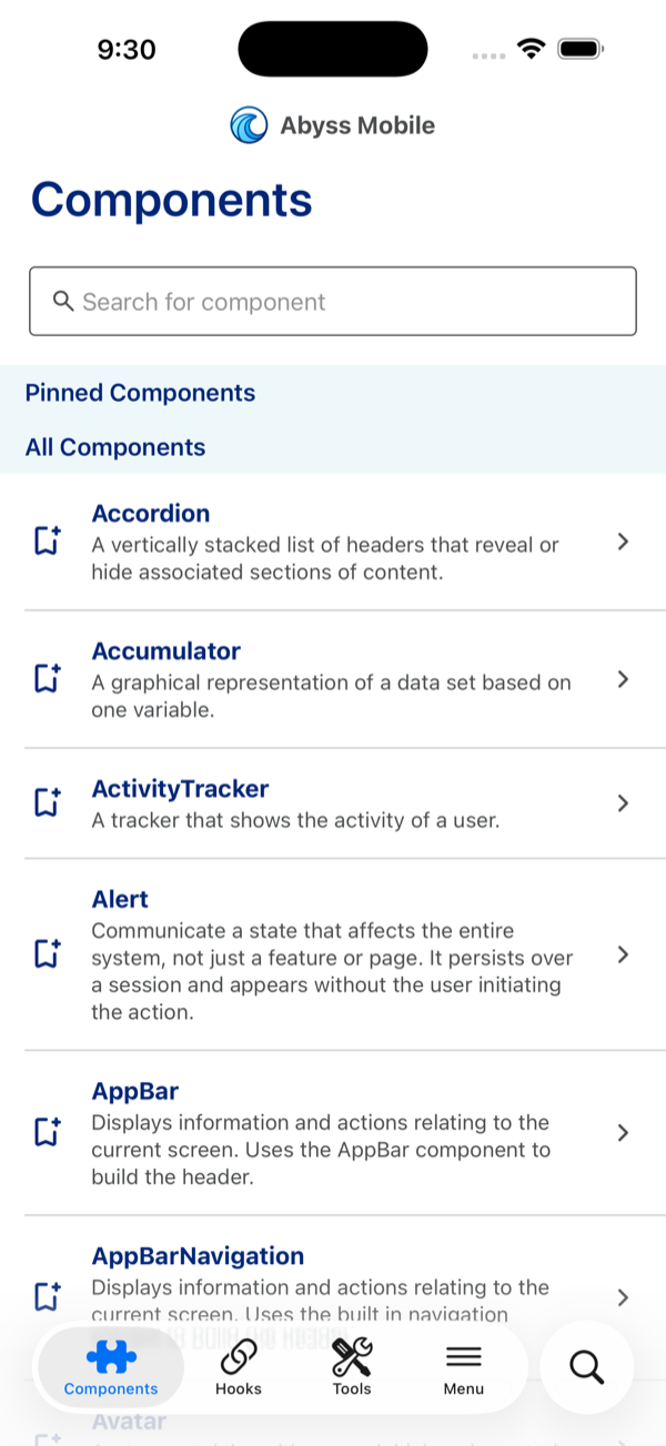 iOS 26 — Liquid Glass tab bar with isolated search pill